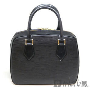 Louis Vuitton Sablon Epi Leather Handbag Noir Black Bag